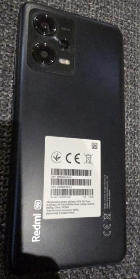 Redmi note 12 5G - 5