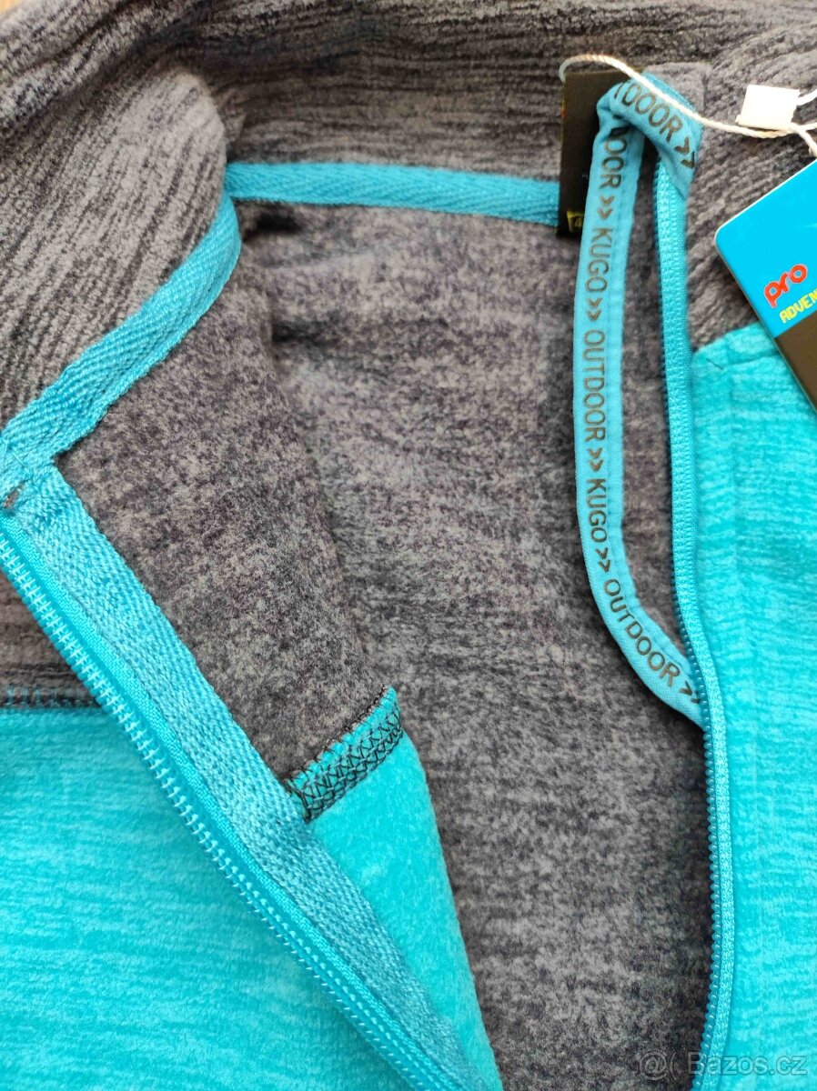Chlapecká fleecová mikina na zip Kugo nová - 5