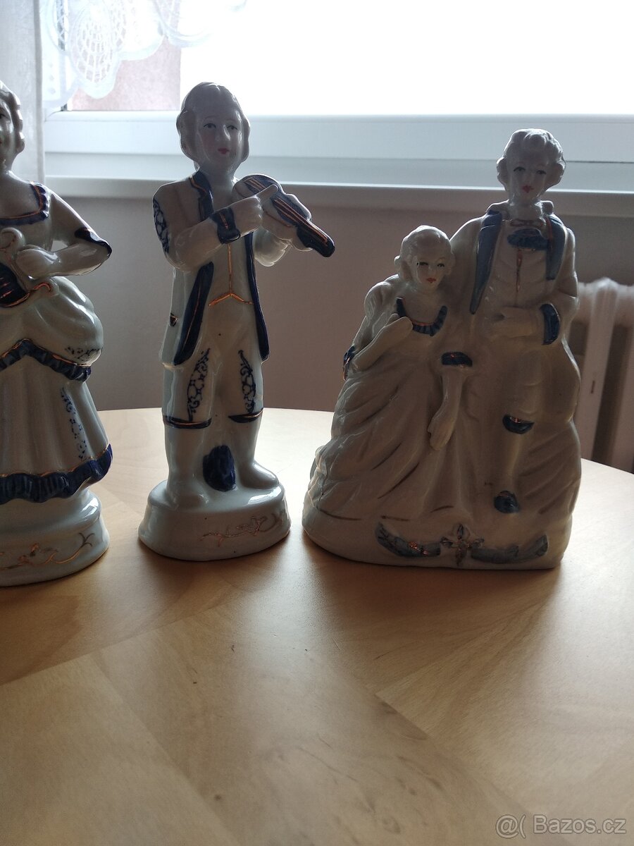 Prodám 4ks porcelánové figurky - 5