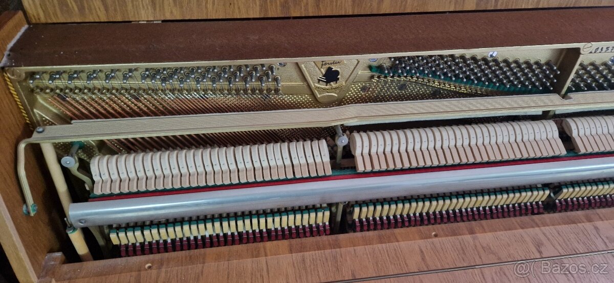 Piano August Förster - Světlý dub se židlí - 5