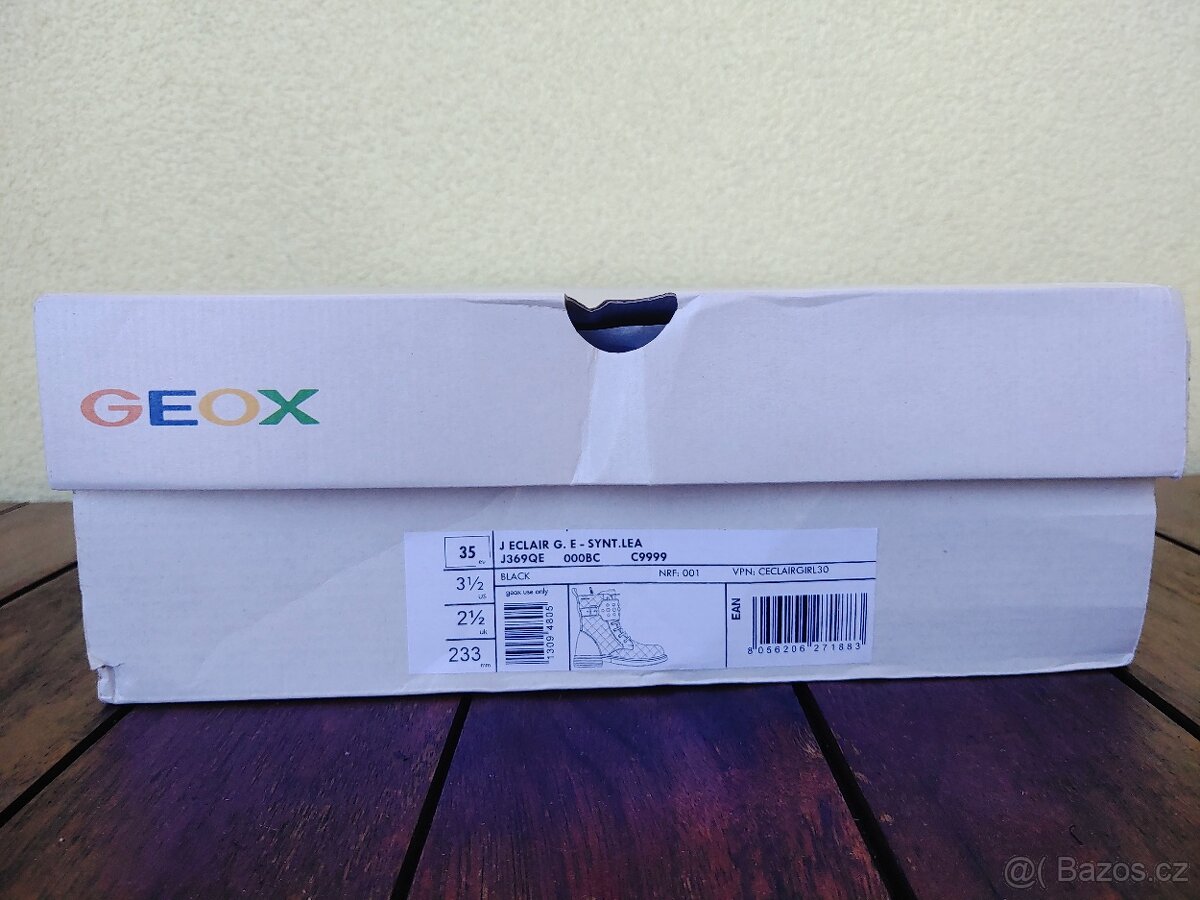 Dívčí kozačky GEOX J Eclair G.E J369QE, EU 35 nové - 5