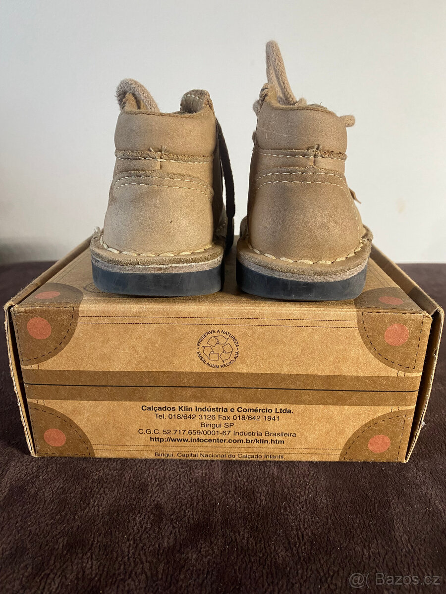 Dětské kožené botičky vel. 22 - 5