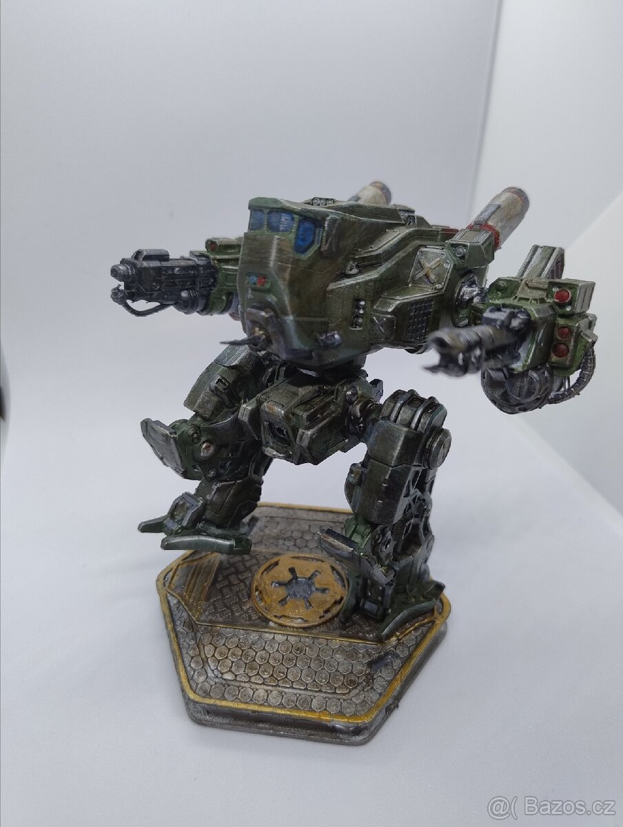3D figurka Mech Warrior- resin - 5