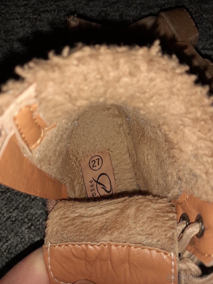 Zimní dětské botičky vel. 27 - 5