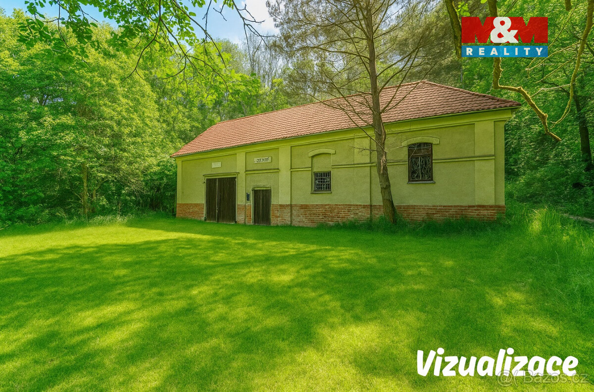 Prodej stodoly 200 m² s lesem 4440 m², Hostouň - Slatina - 5