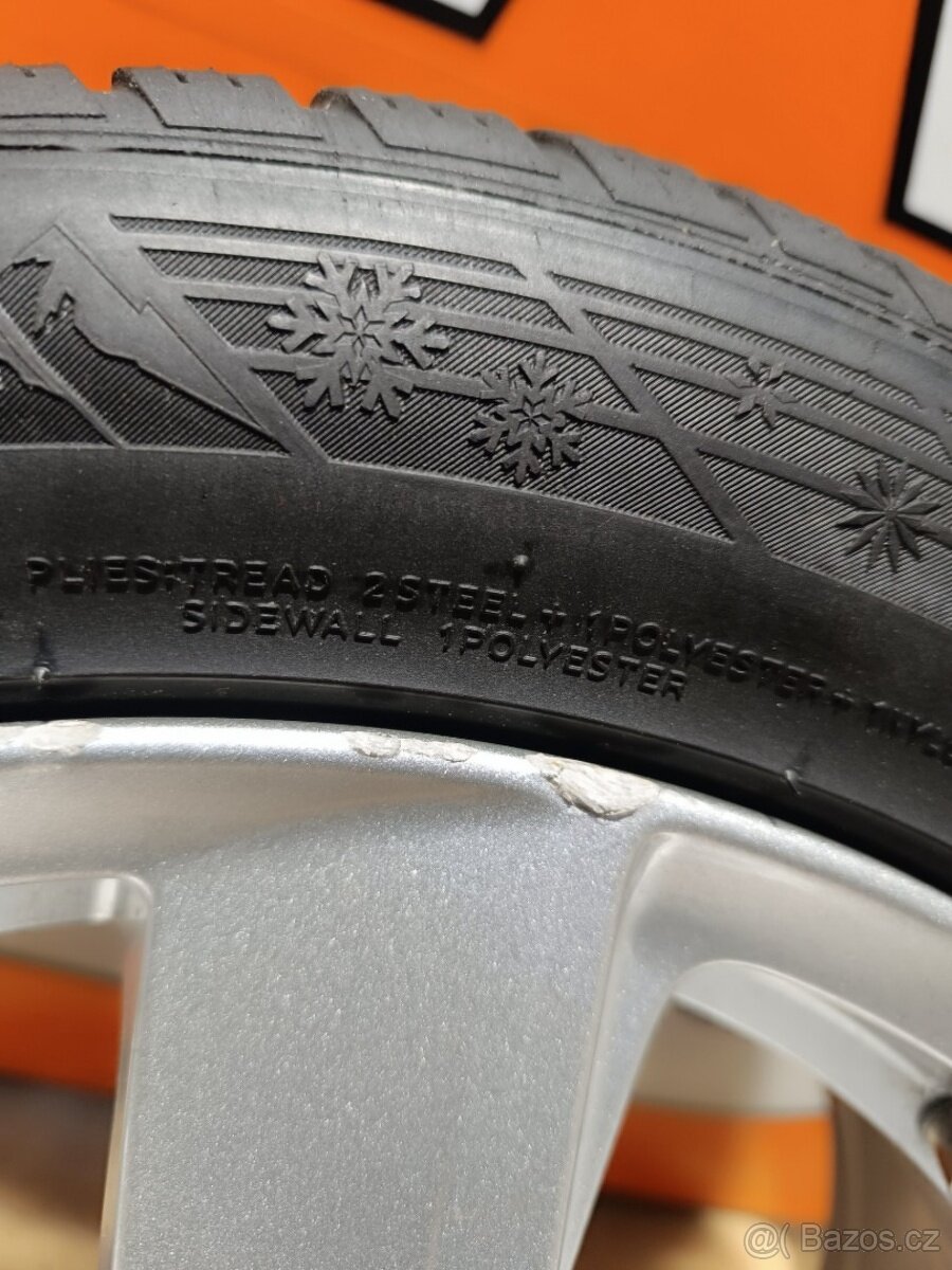 Alu kola Platin 4x108 ET20 + zimní pneu 195/55 R16 - 5
