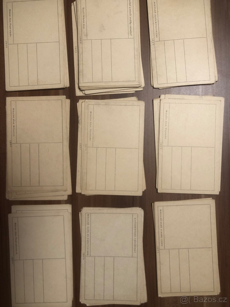 Staré pohlednice Mikoláš Aleš 88 + 9 kusu - 5