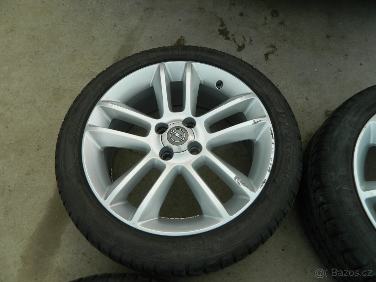 alu kola 4x100+letní pneu r17 Opel Corsa - 5
