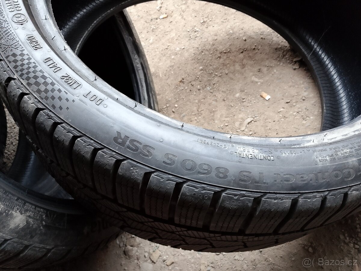 225/40/19+255/35/19 Continental - zimní pneu 4ks RunFlat - 5