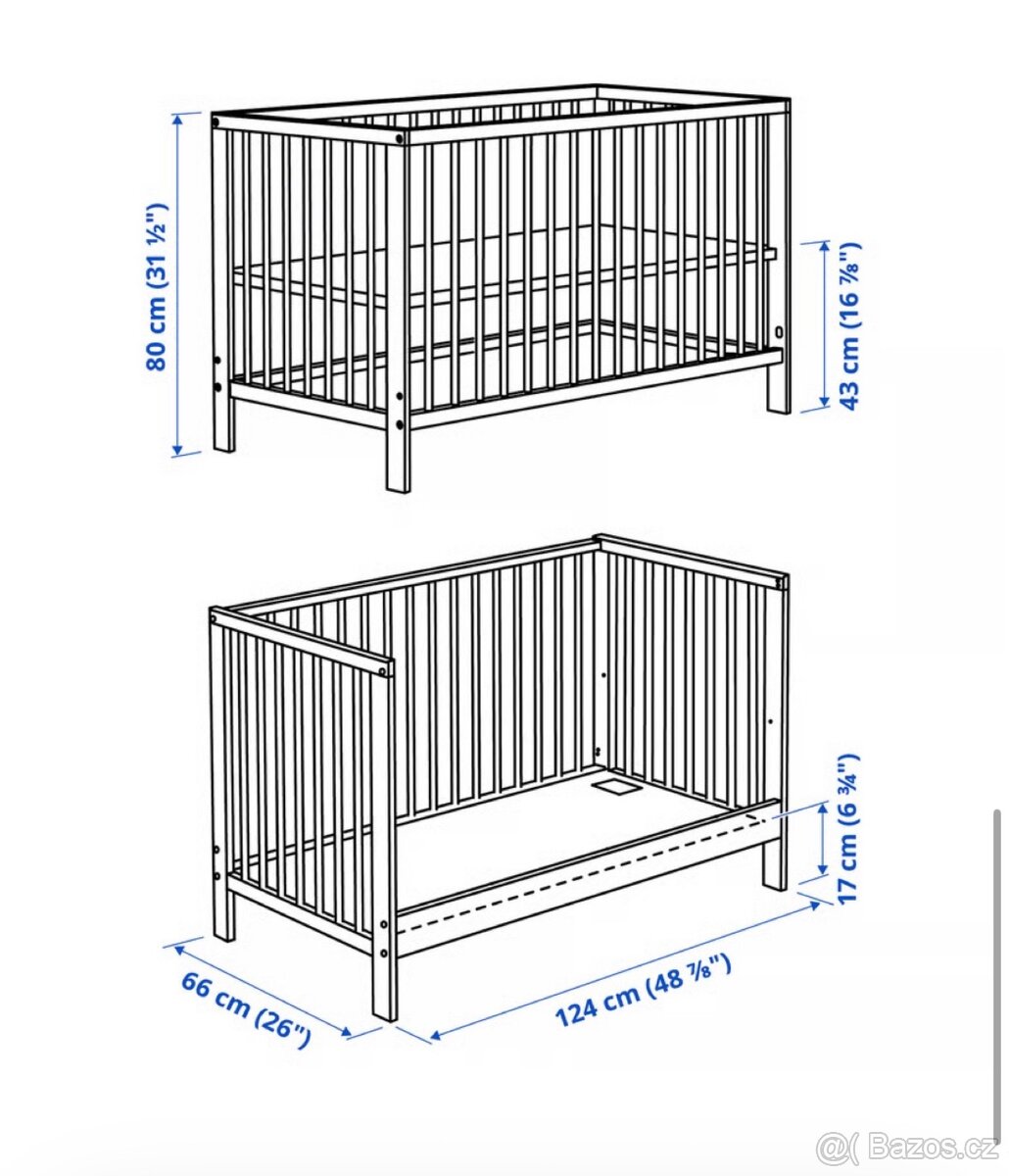 GULLIVER Dětská postýlka / postel / IKEA - 5