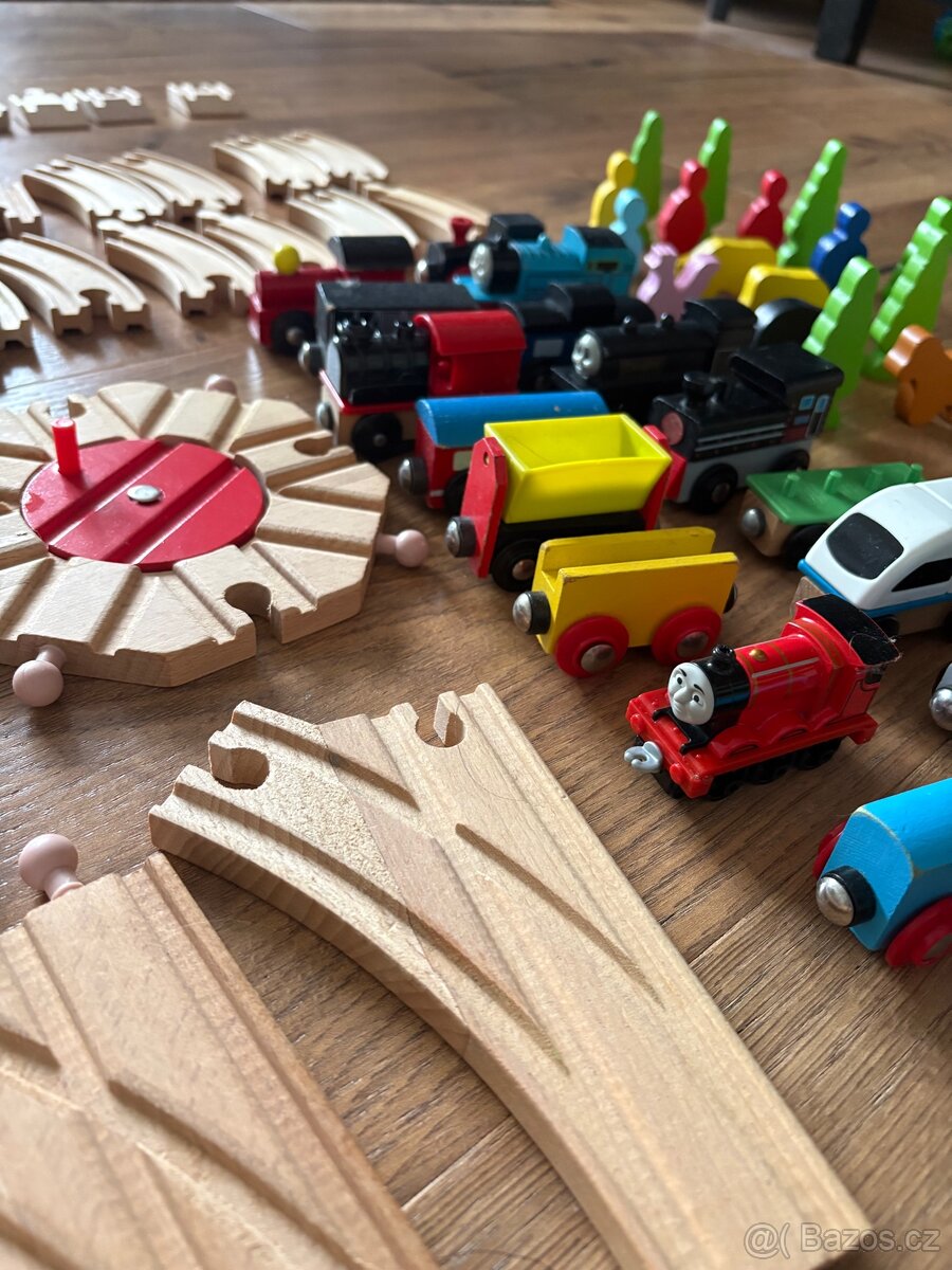 Dřevěná vláčkodráha a příslušenství - 5