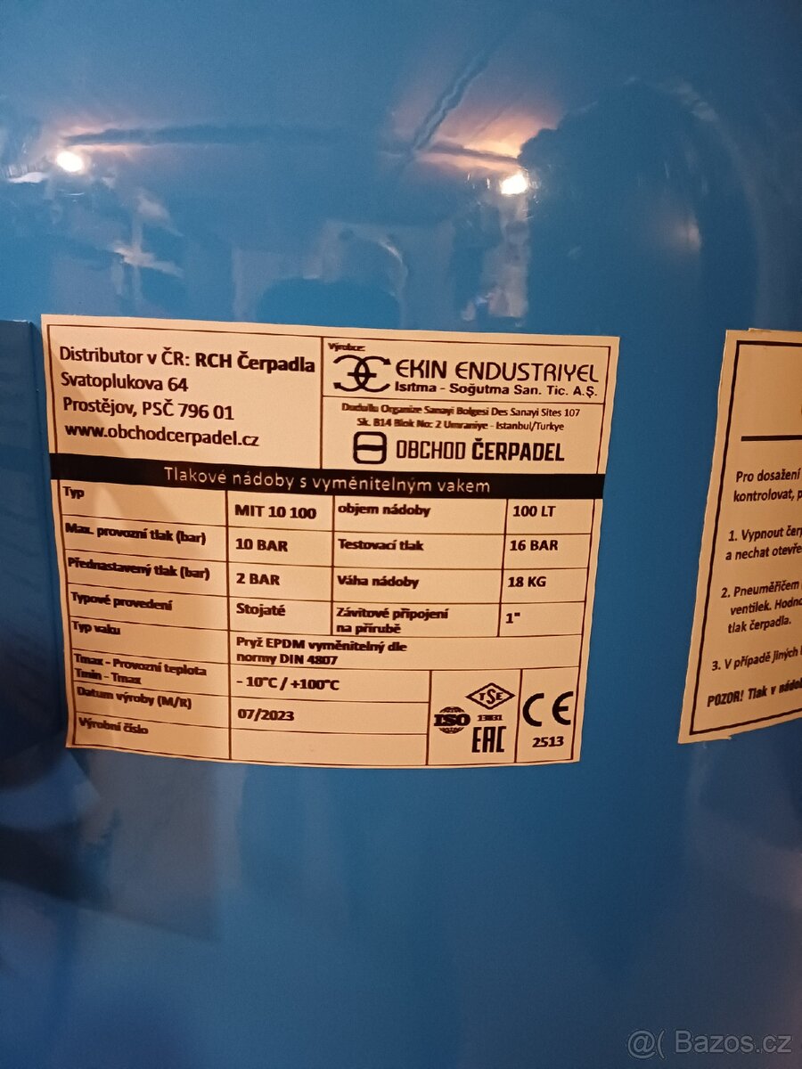 Tlaková nádoba 100l - 5