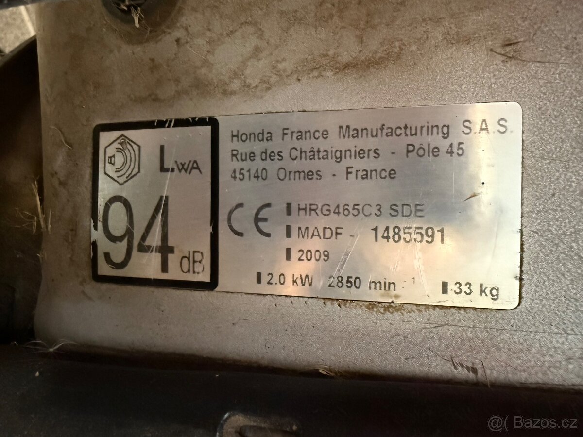 Benzínová sekačka HONDA HRG465C3 SDE - 5