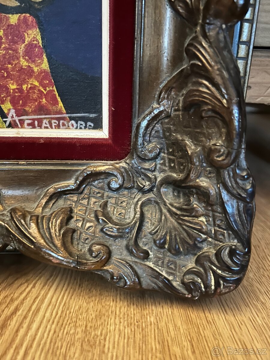 Starý obraz Klauna - 5