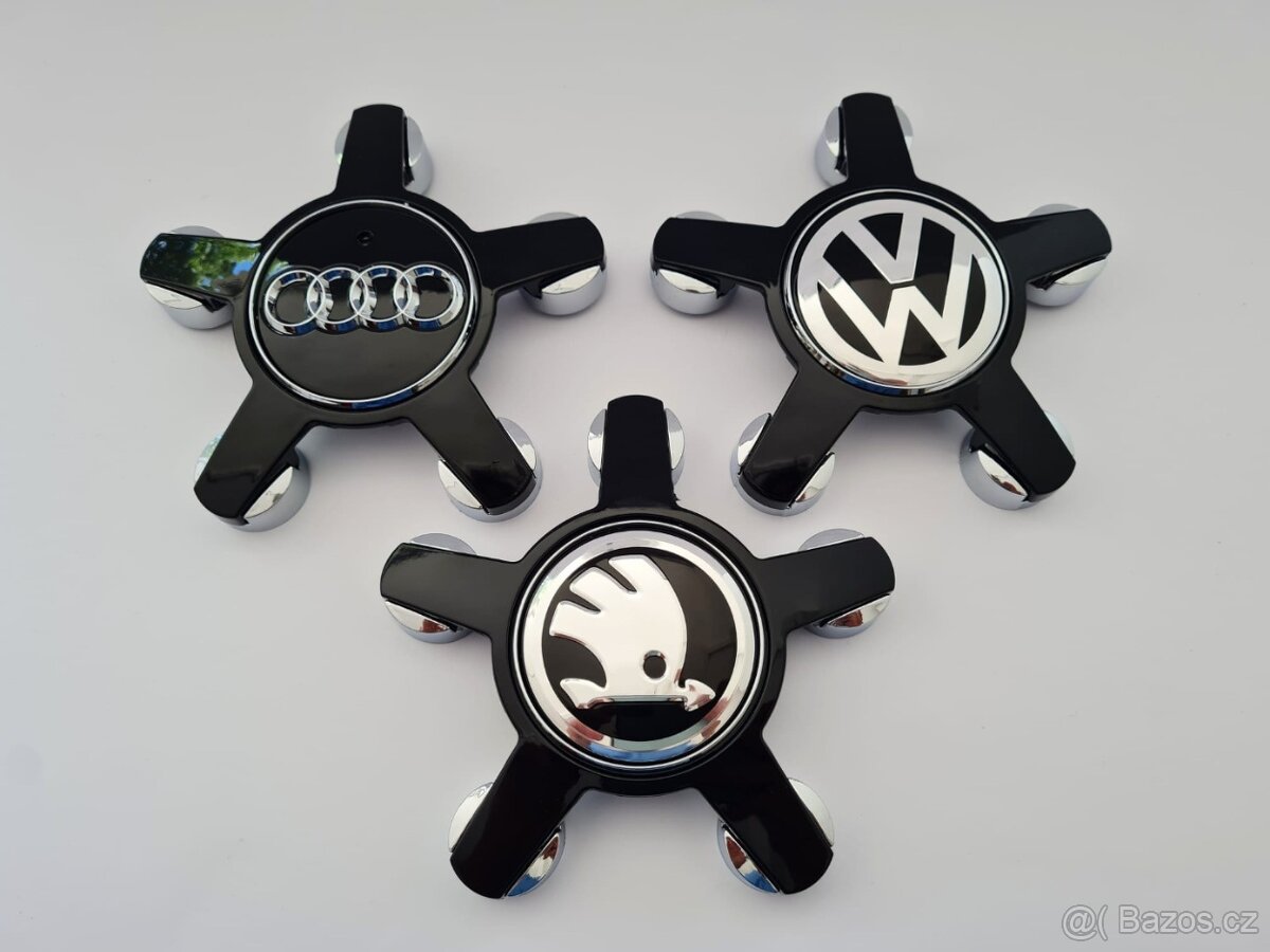 Hviezdicové pukličky krytky kolies do AUDI elektrónov - 5