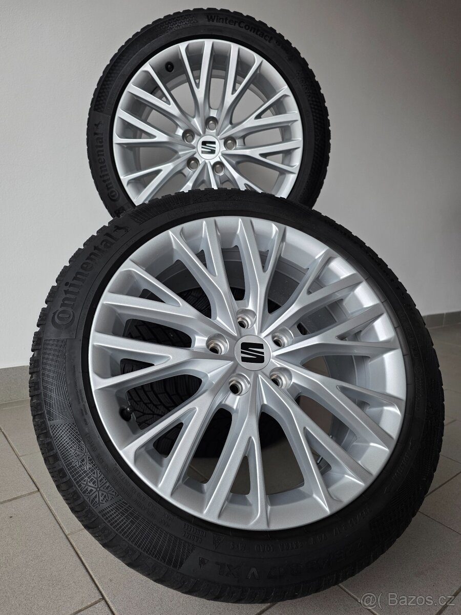Orig. Seat Leon 5x112 Zimní Continental 225/45/17 - Top - 5