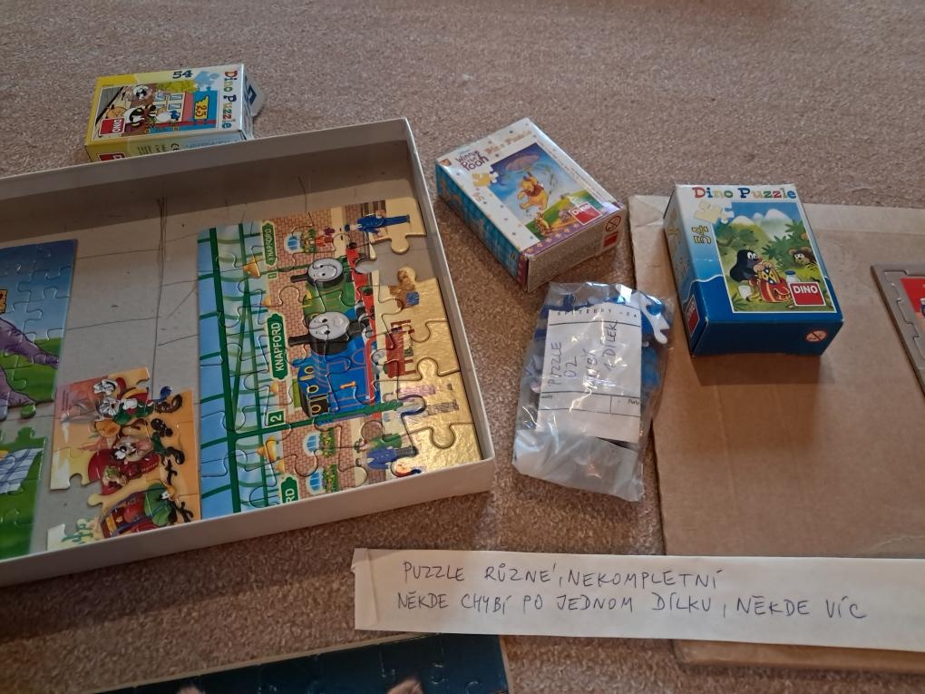 Nekompletní puzzle k doplnění - 5