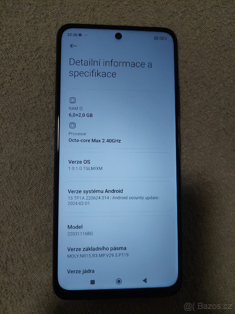 Xiaomi note 11s 5G 8/128GB - 5