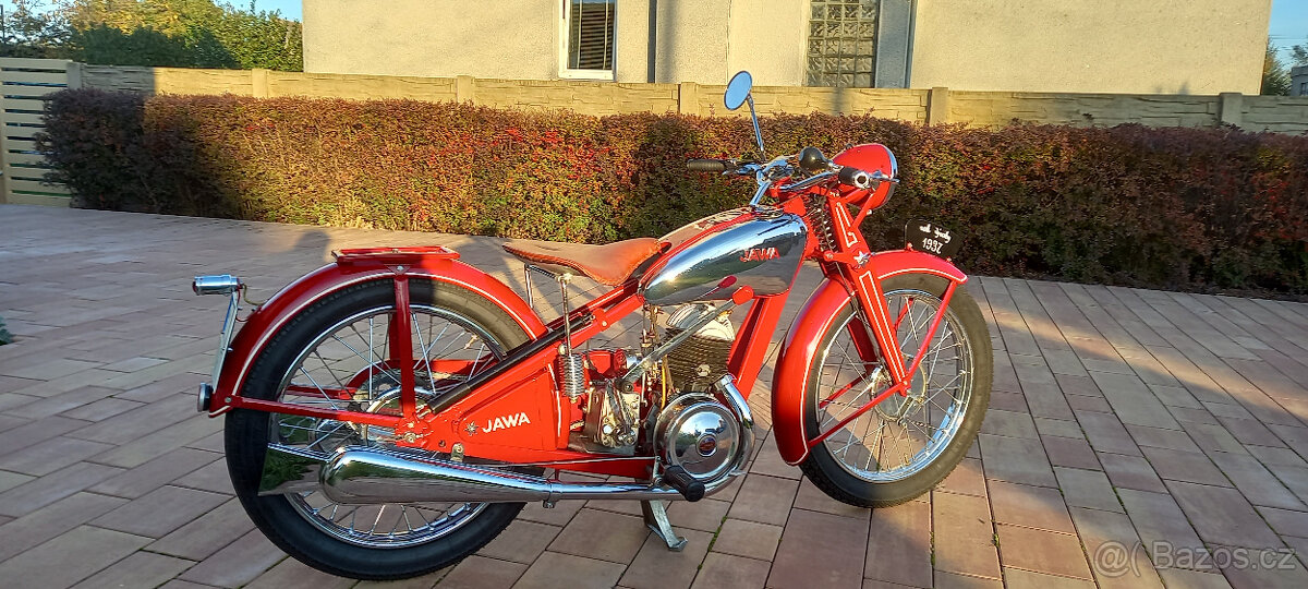 Jawa 250 Special rok výroby 1937, veteránské SPZ - 5