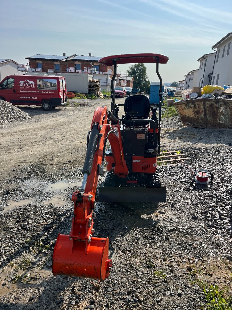 Minibagr CR11OH - J , profi uložení joysticků - 5