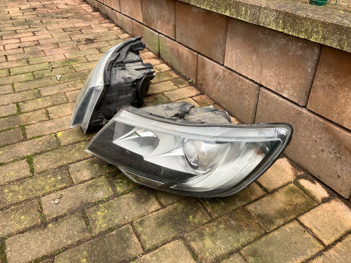 ŠKODA SUPERB II FACELIFT-PŘEDNÍ KOMPLETNÍ SVĚTLOMETY - 5