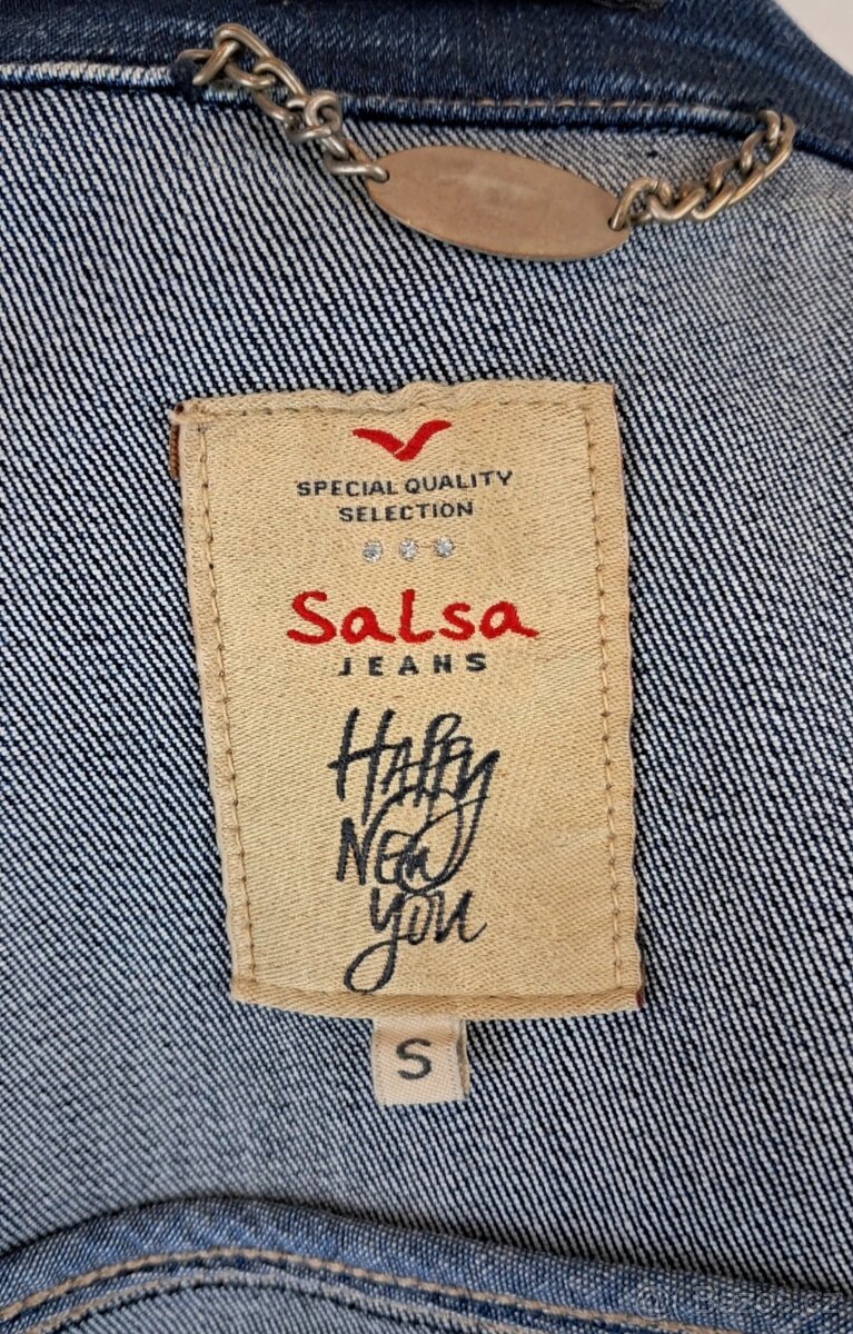 Džinová bunda vel. S. TOP STAV - 5