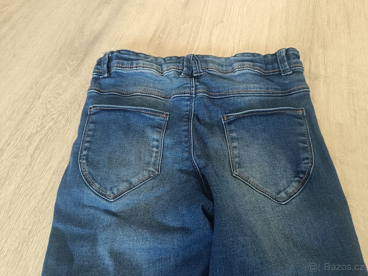 Slim fit džíny vel. 152 Name it - střední modrá - 5