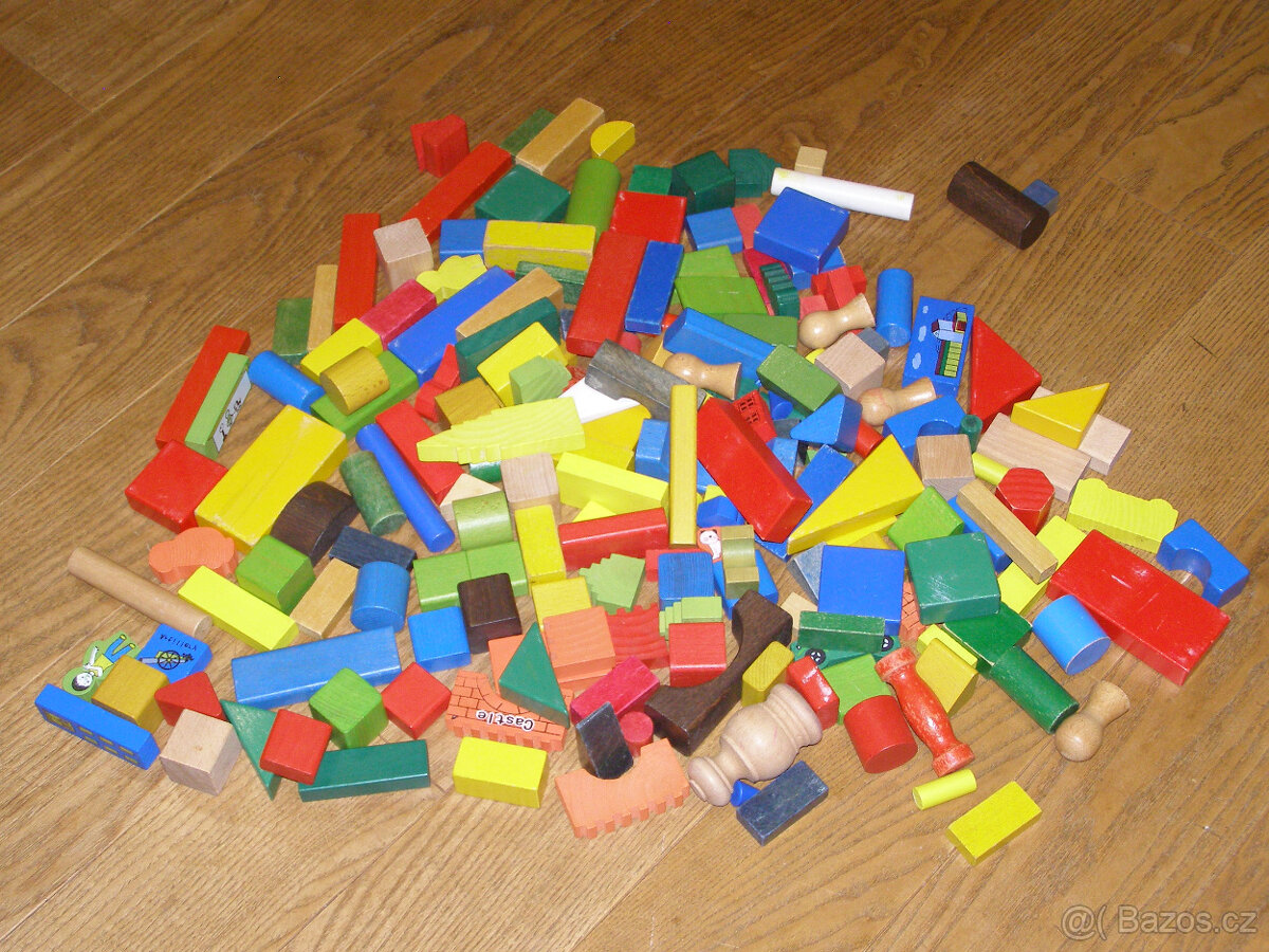 Kostky dřevěné - 5