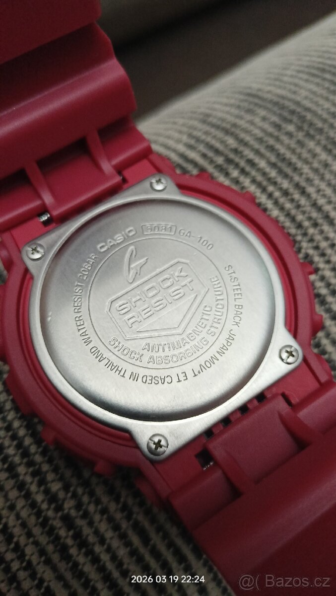 Casio G-shock červené - 5