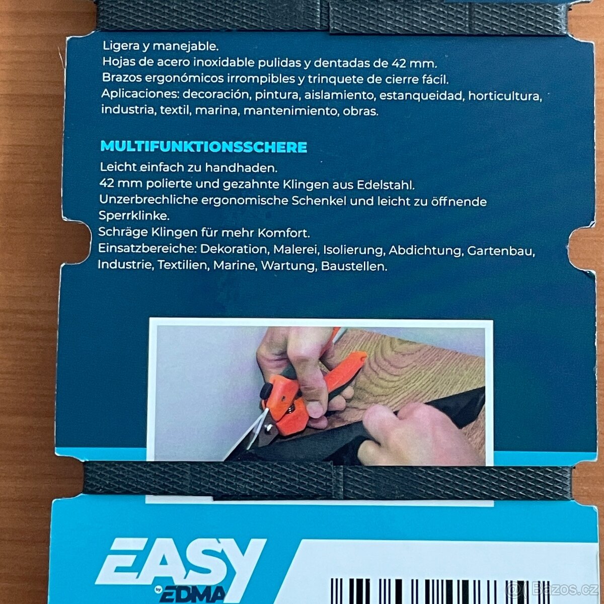 Kleště rovné EDMA, nové - 5