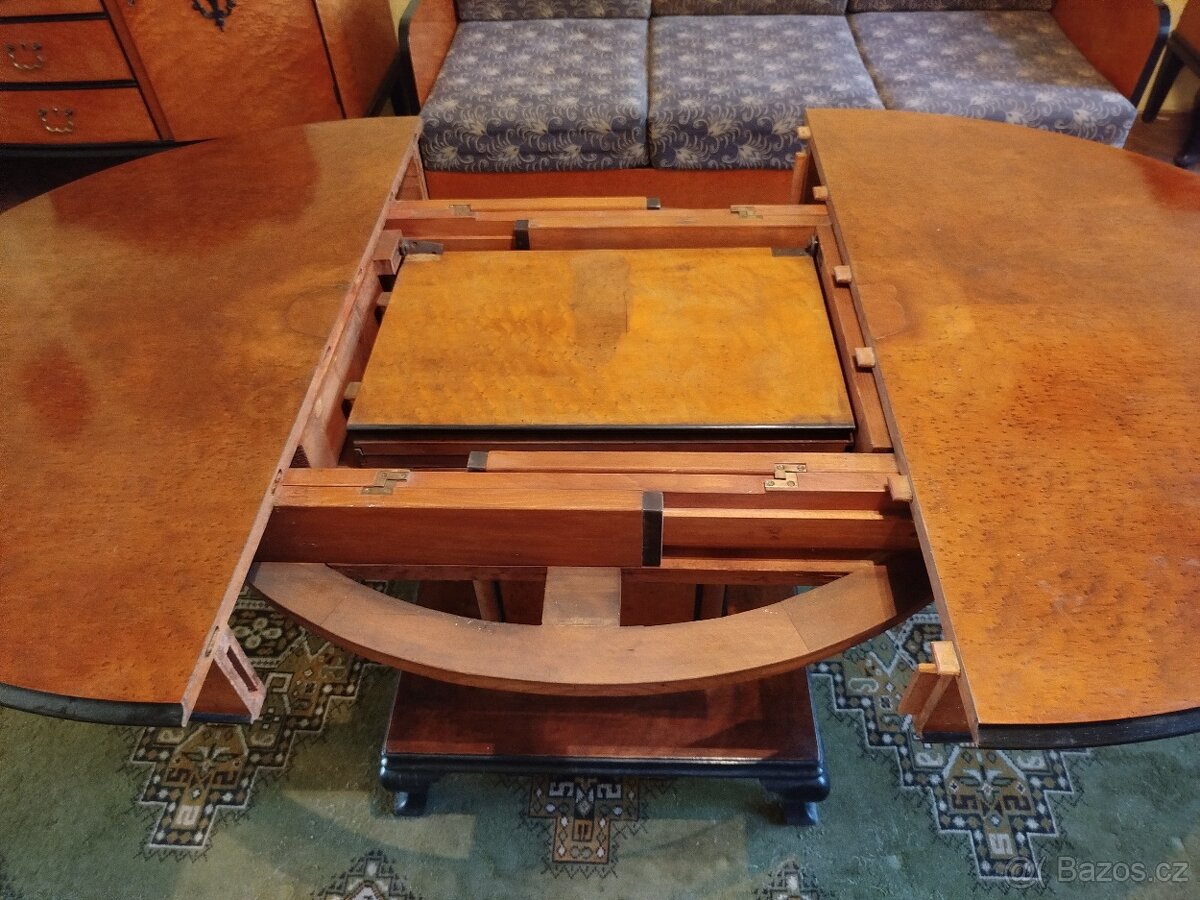 Starožitný obývací nábytek v zachovalém stavu - 5