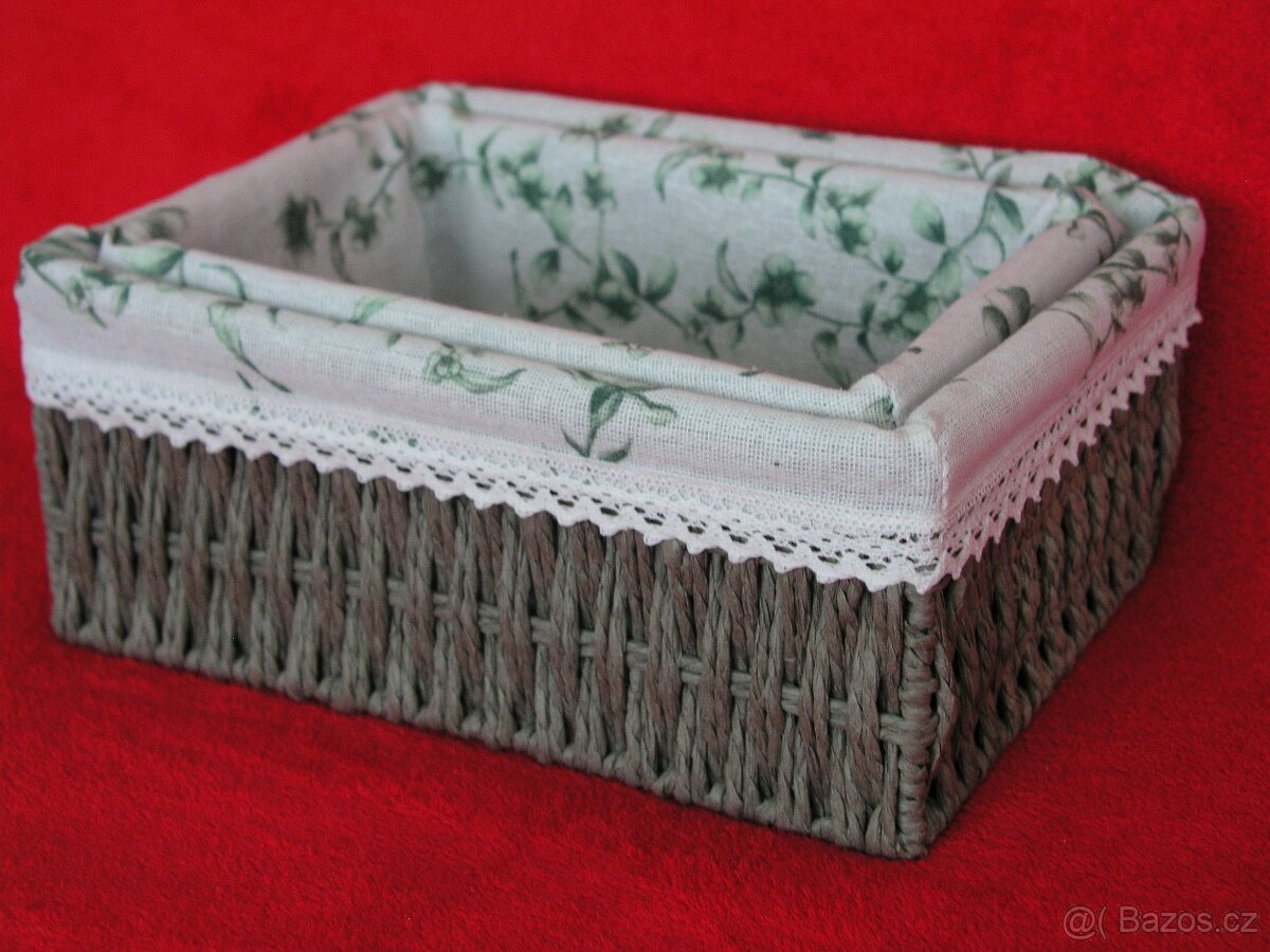 Košík proutěný.Na adresu na dobírku za 30Kč. - 5
