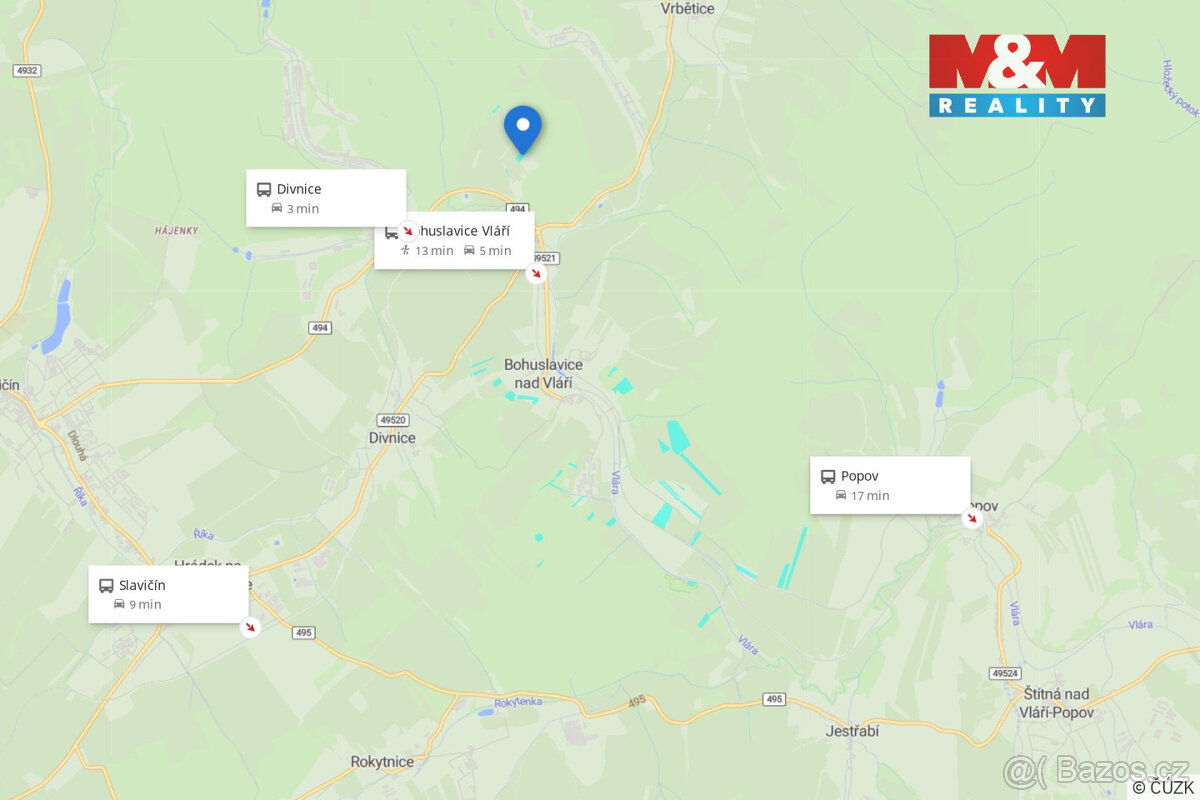 Prodej louky, 127756 m², Bohuslavice nad Vláří - 5