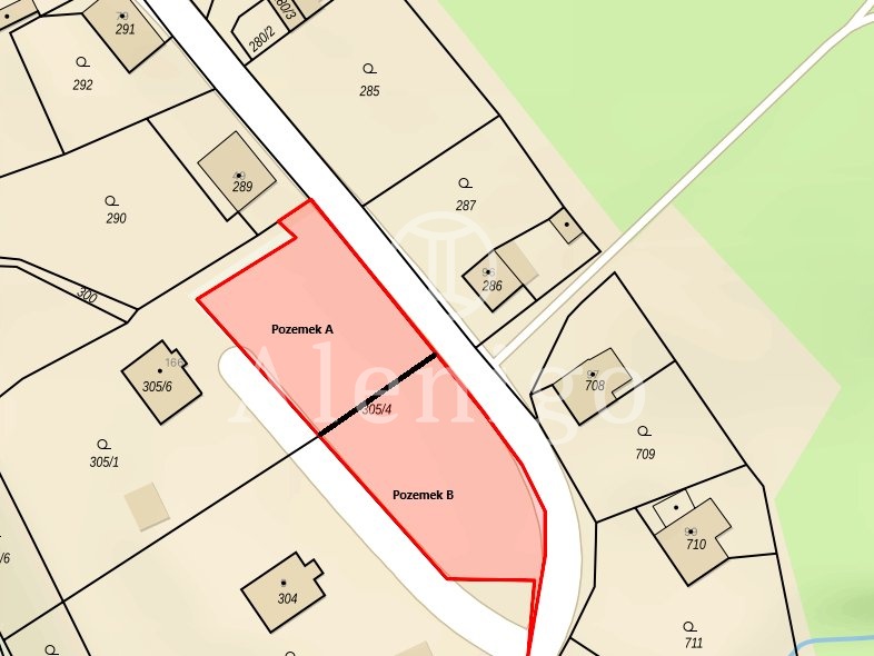 Prodej stavebního pozemku 825 m², Čenkov, okr. Příbram - 5