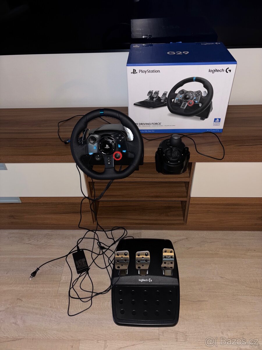 PS volant Logitech G29 Driving Force + páka Shifter - 5