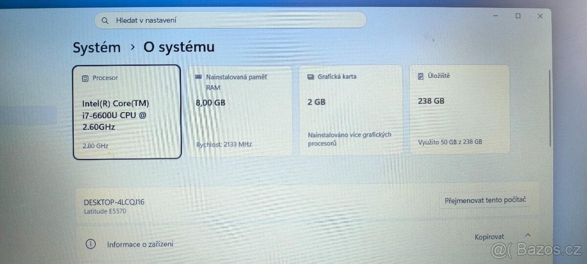 DELL E5570 Intel-core i7 6gen.,2x grafika - 5