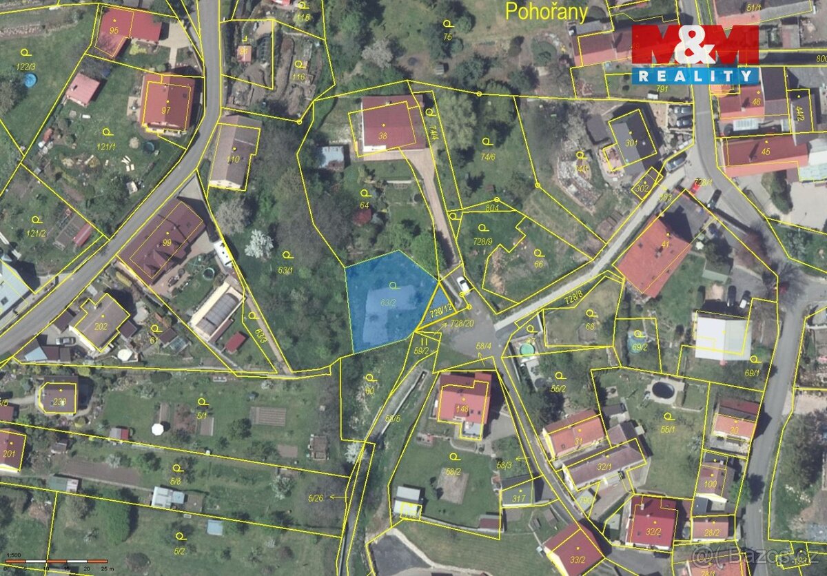 Prodej zahrady, 439 m², Pohořany, Žitenice - 5