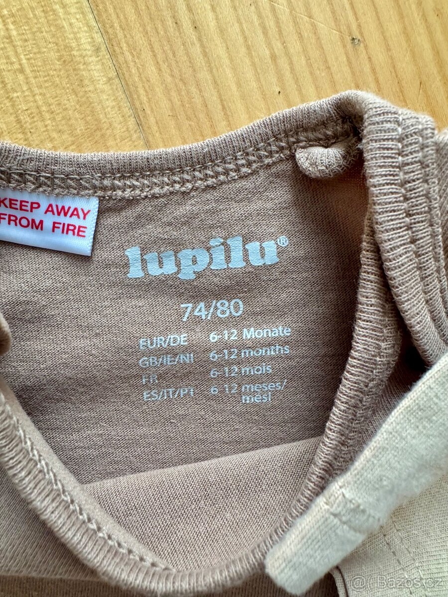 4x kalhoty H&M; 4x body Lupilu - 5