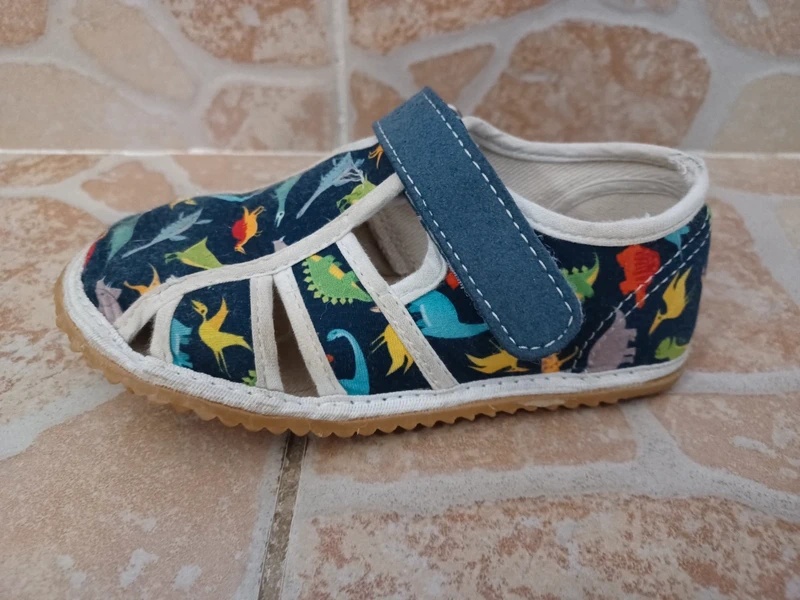 Chlapecké barefoot bačkory/přezůvky Jonap, vel. 24,5 - 5
