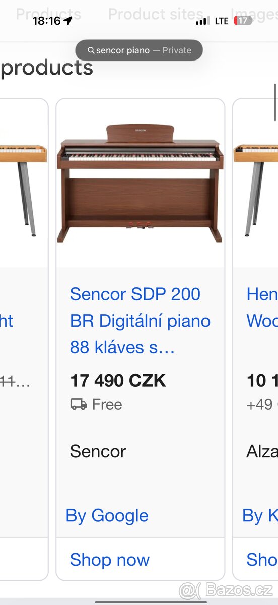 digitální piano SENCOR (88 kláves) - 5