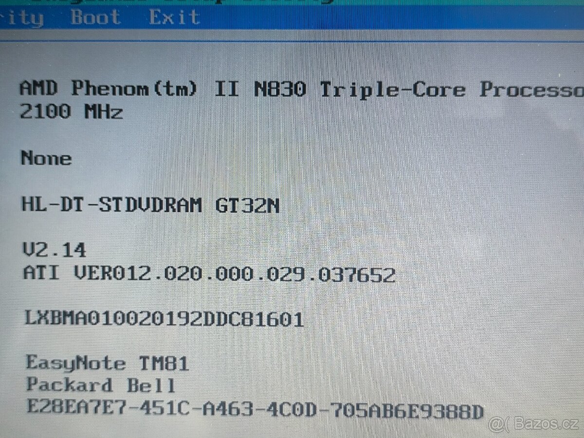 ACER Aspire - PackardBell - 5