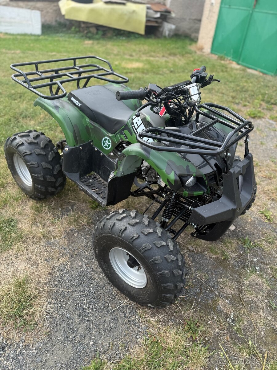 Čtyřkolka HECHT 125cc – skoro nová
