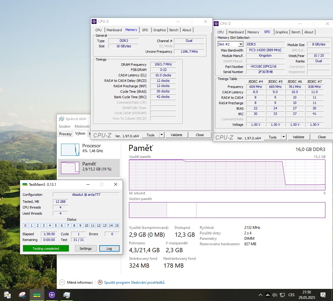 Kingston 8GB DDR3 1866Mhz - 5