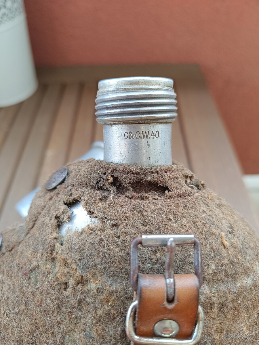 Německá polní láhev M31, Wehrmacht 1939/40, WW2 - 5