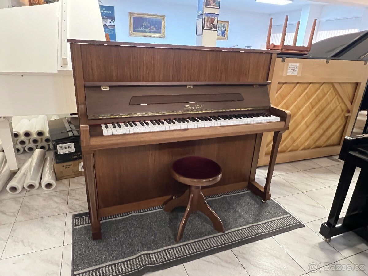 České piano Klug &Sperl C-120 se zárukou 5 let, doprava. - 5