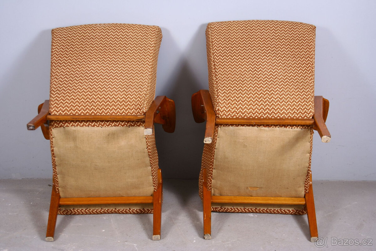 retro křesla / BRUSEL / cena za pár - 5