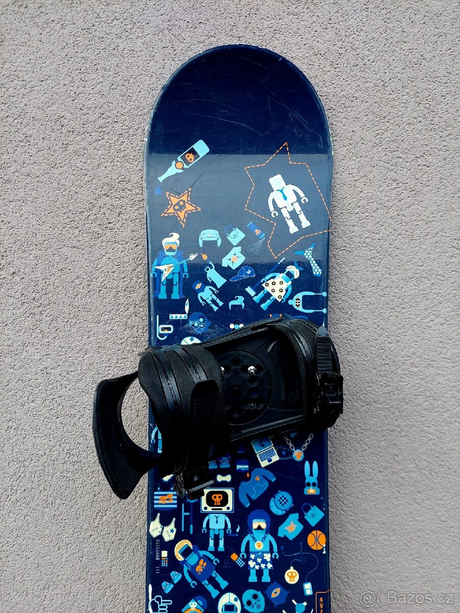 Snowboard SALOMON, 124 cm + boty - 5