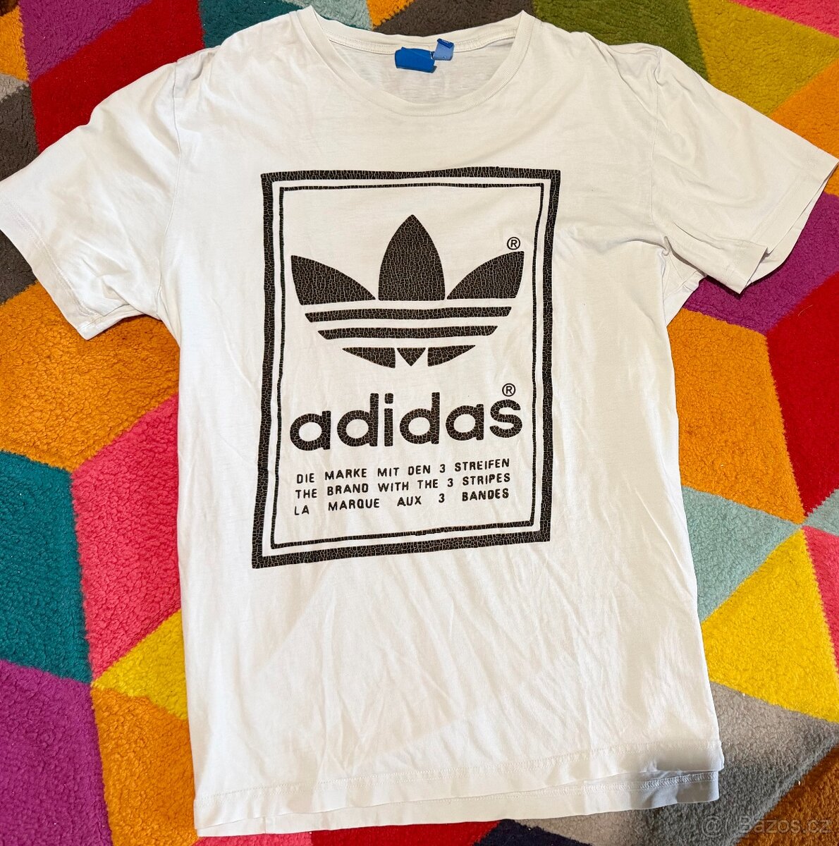 ADIDAS LOGO PÁNSKÉ BAVLNĚNÉ TRIKO L - 5