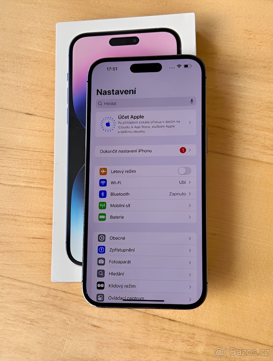 iPhone 14 Pro Max Deep Purple BATERIE 100% TOP - 5