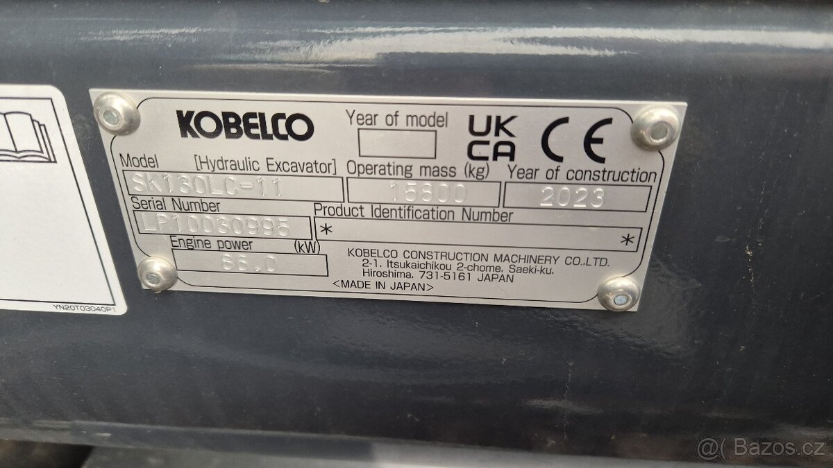 Pásový bagra KOBELCO SK130 LC-11 - 5